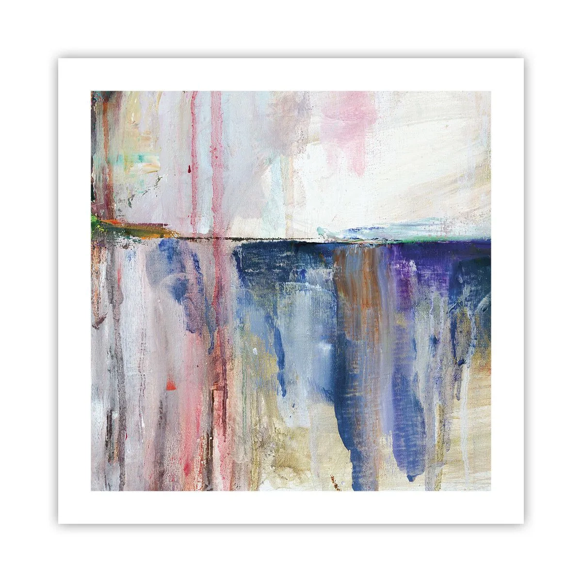 Póster - Impresiones y asociaciones de colores - 50x50 cm