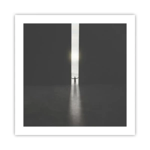 Póster - Un paso hacia un futuro brillante - 50x50 cm