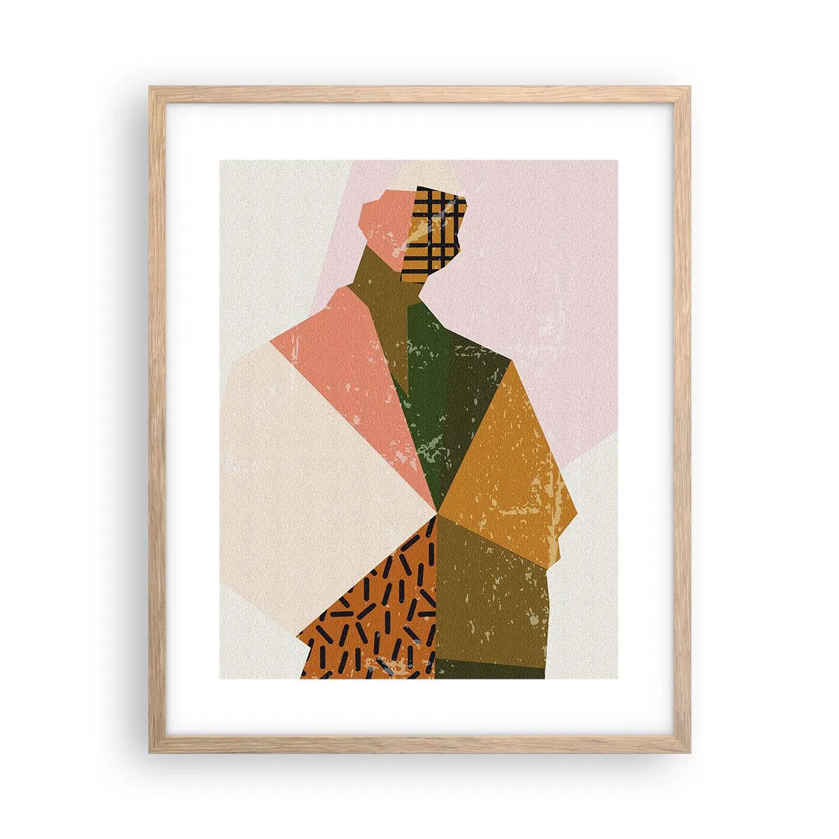 Póster en marco roble claro - El hombre, un ser complejo - 40x50 cm