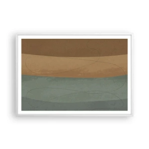 Póster en marco blanco - Composición horizontal - 100x70 cm