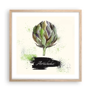Póster en marco roble claro - El sabor del otoño - 50x50 cm