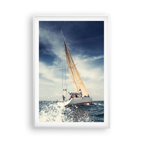 Póster en marco blanco - ¡No nos alcanzarán! - 61x91 cm