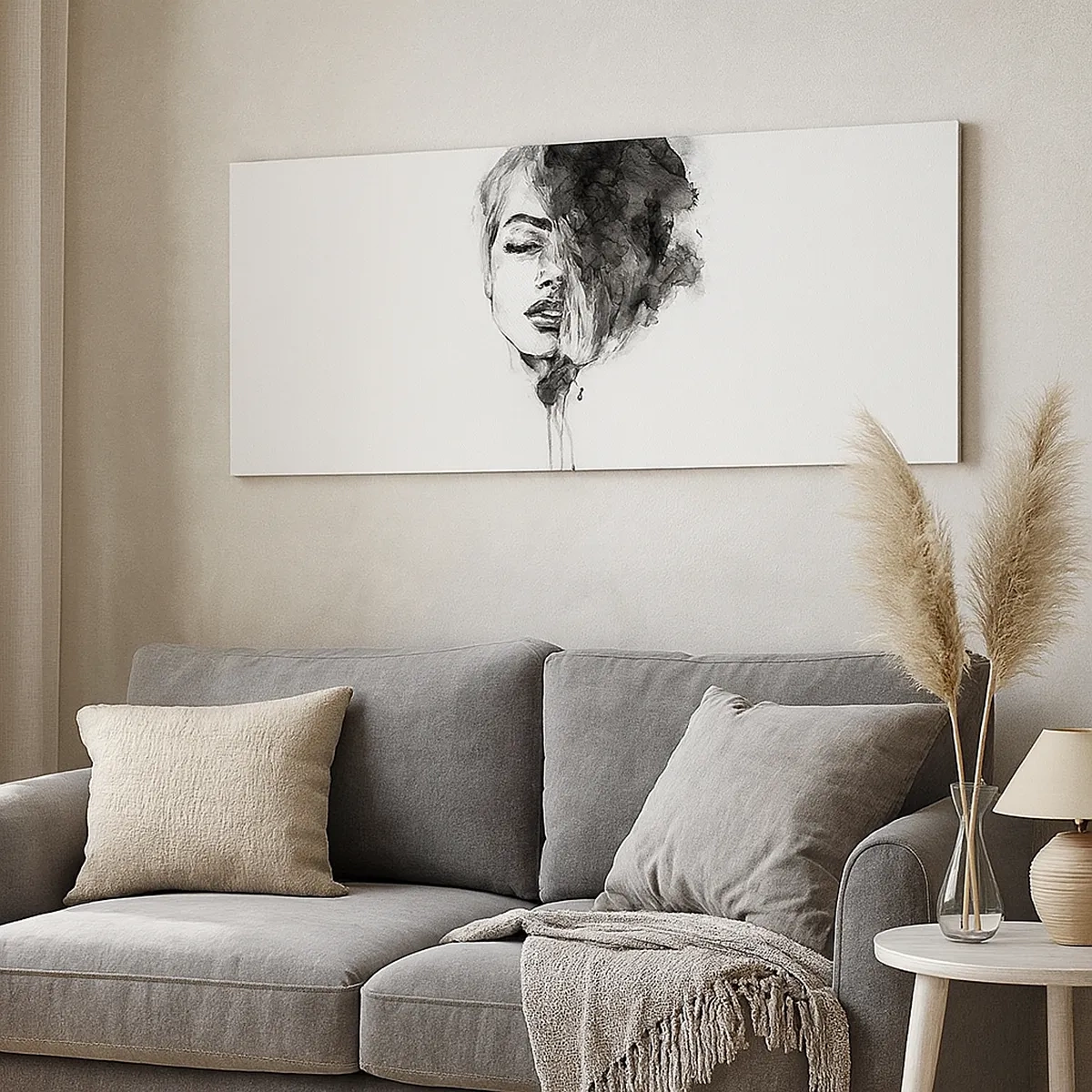 Cuadro sobre lienzo - Impresión de Imagen - Sueños en femenino - 30x30 cm