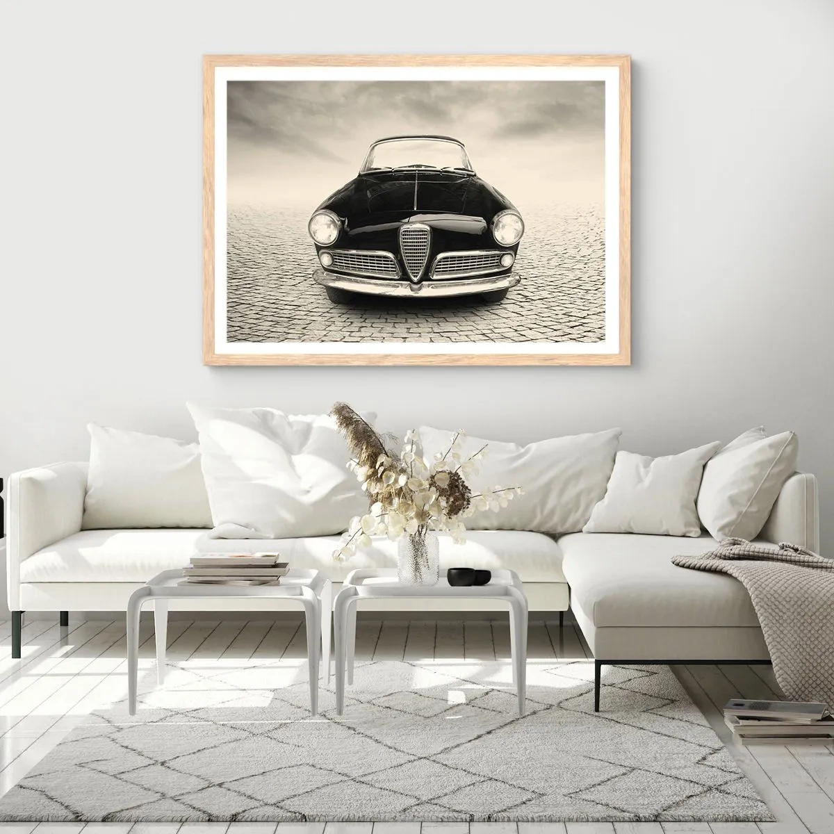 Póster en marco roble claro - ¿Y cómo no quererme? - 100x70 cm