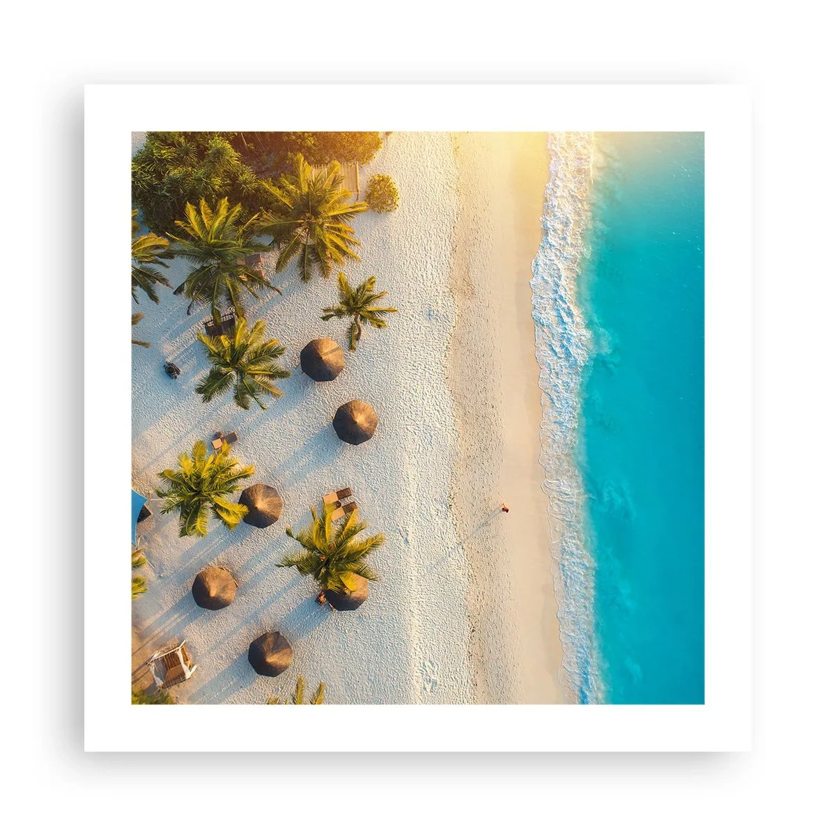 Póster - Bienvenidos al paraíso - 50x50 cm