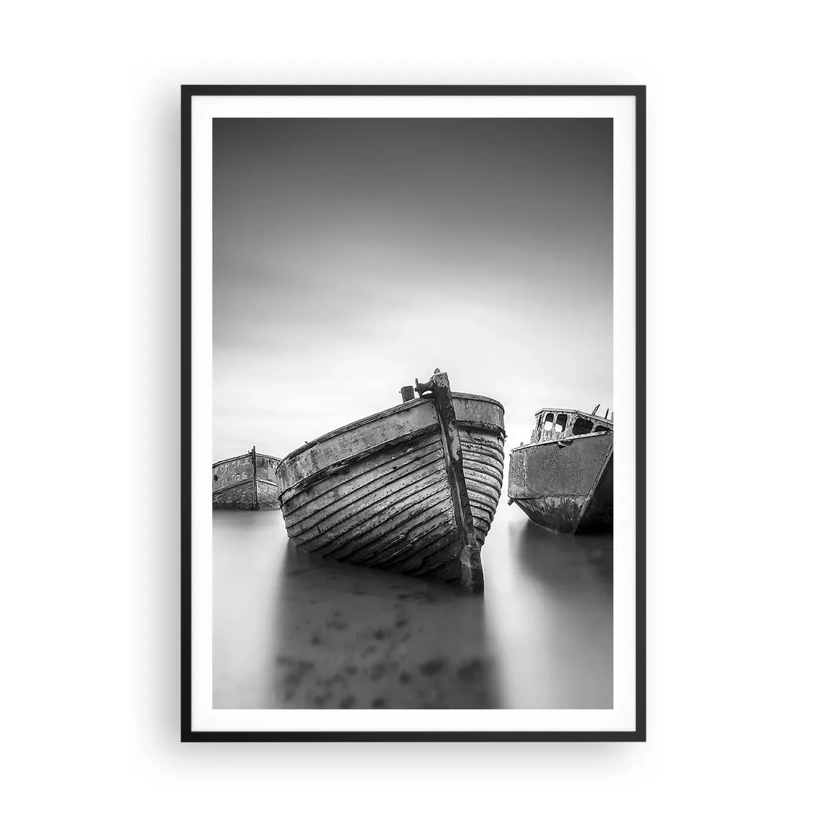 Póster en marco negro - Ahora solo quedan los recuerdos... - 70x100 cm