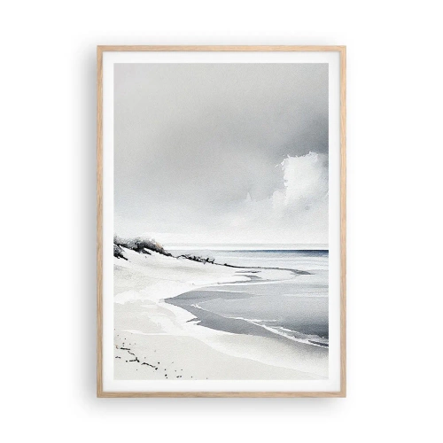 Póster en marco roble claro - Juntos desde el principio de los tiempos - 70x100 cm