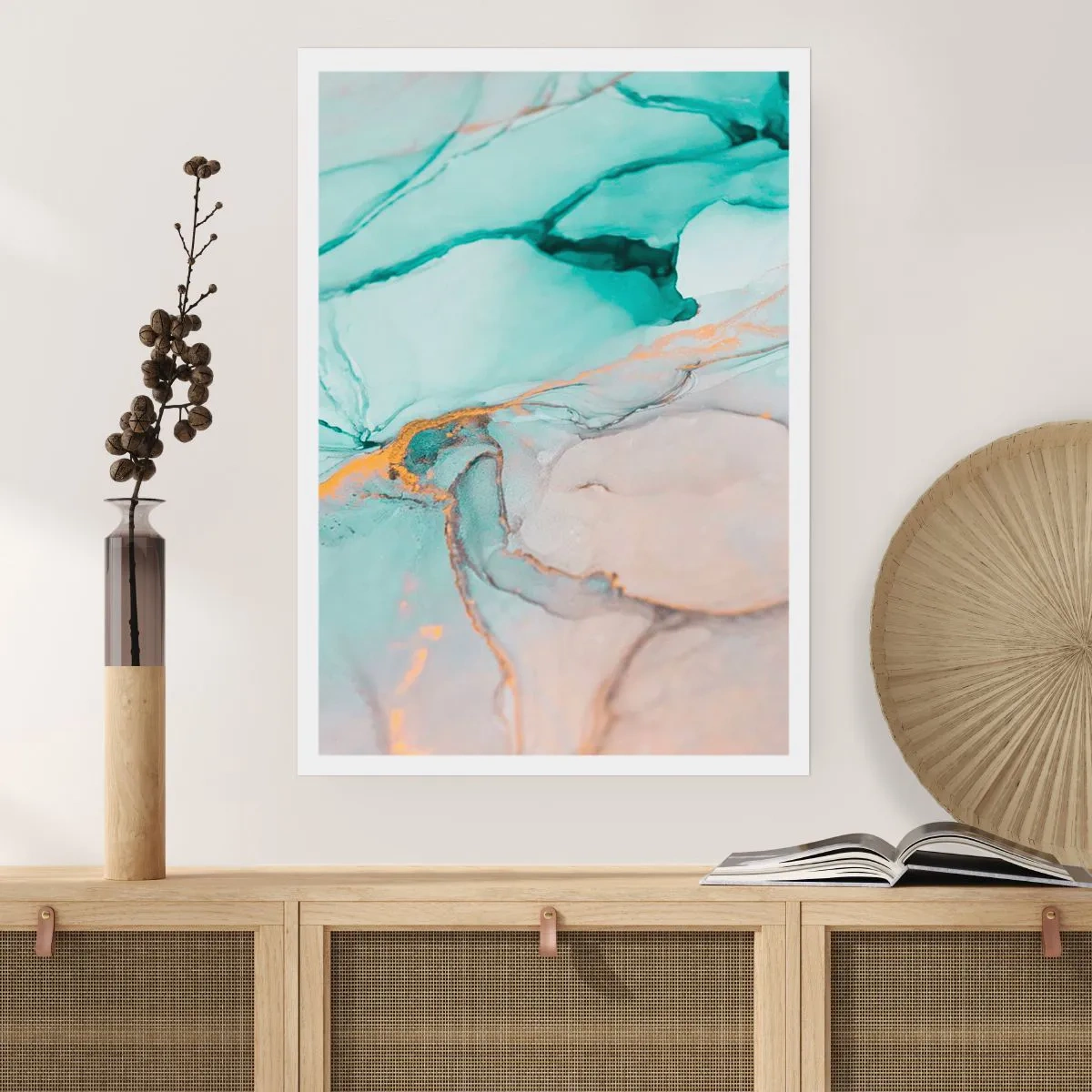 Póster - Danza de formas y colores - 30x40 cm