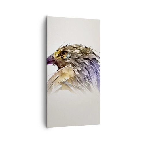 Cuadro sobre lienzo - Impresión de Imagen - Retrato de un guerrero - 65x120 cm