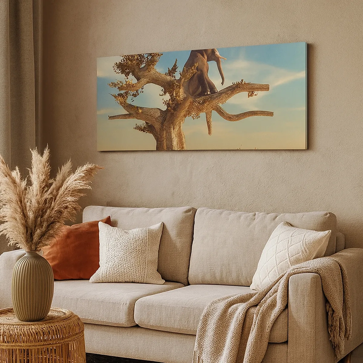 Cuadro sobre lienzo - Impresión de Imagen - Un nuevo punto de vista - 30x30 cm