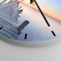 Esfera sin numeración, con rayas