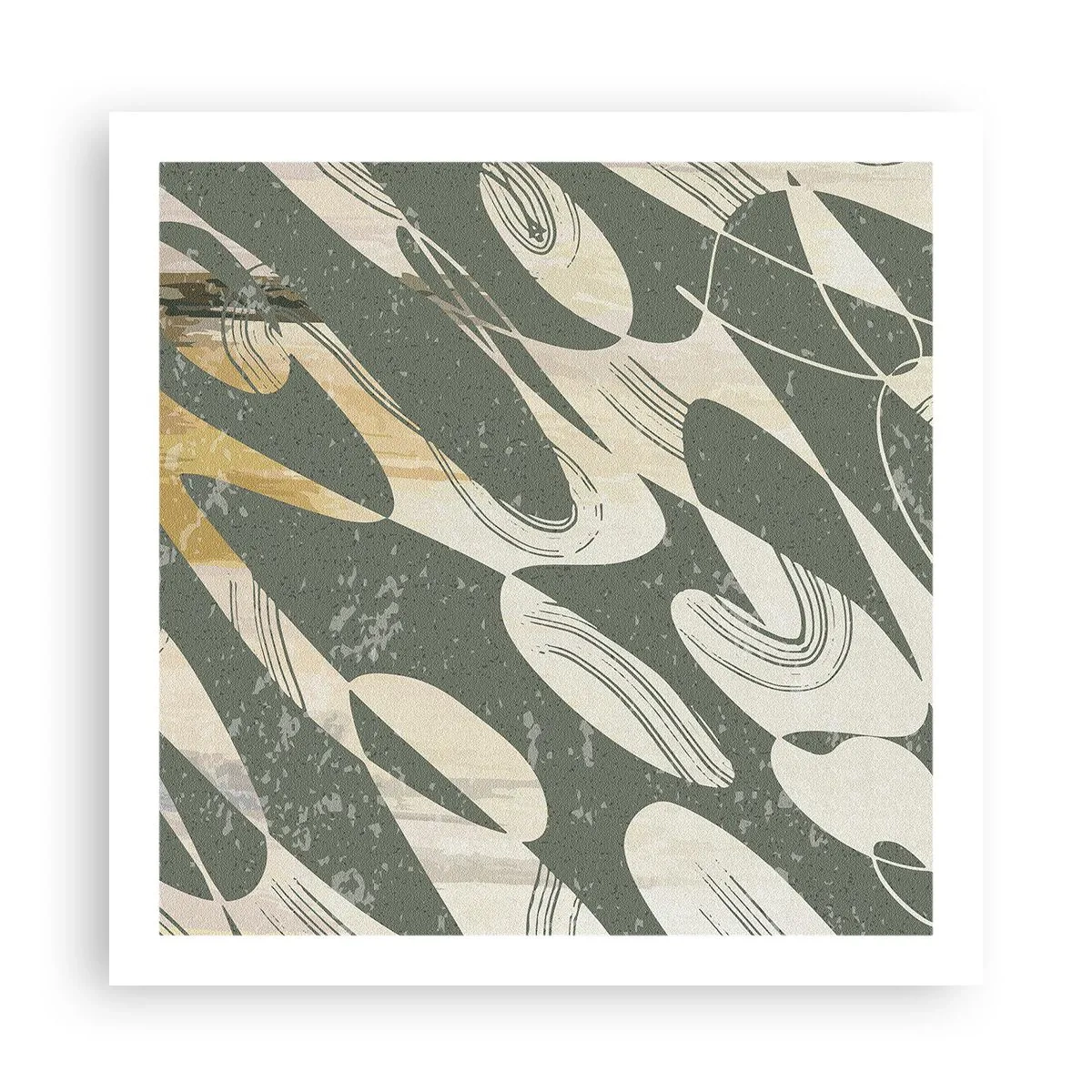 Póster - Abstracción rítmica - 60x60 cm