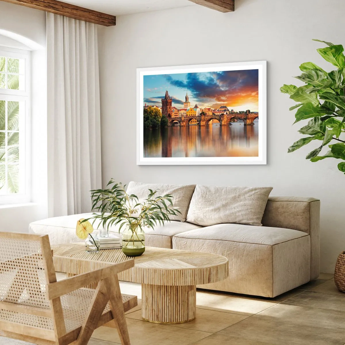 Póster en marco blanco - La belleza no tiene edad - 40x30 cm