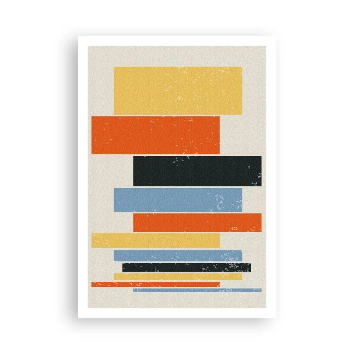 Póster - Barras multicolor - 70x100 cm