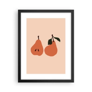 Póster en marco negro - La dulzura misma - 30x40 cm
