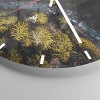 Esfera sin numeración, con rayas