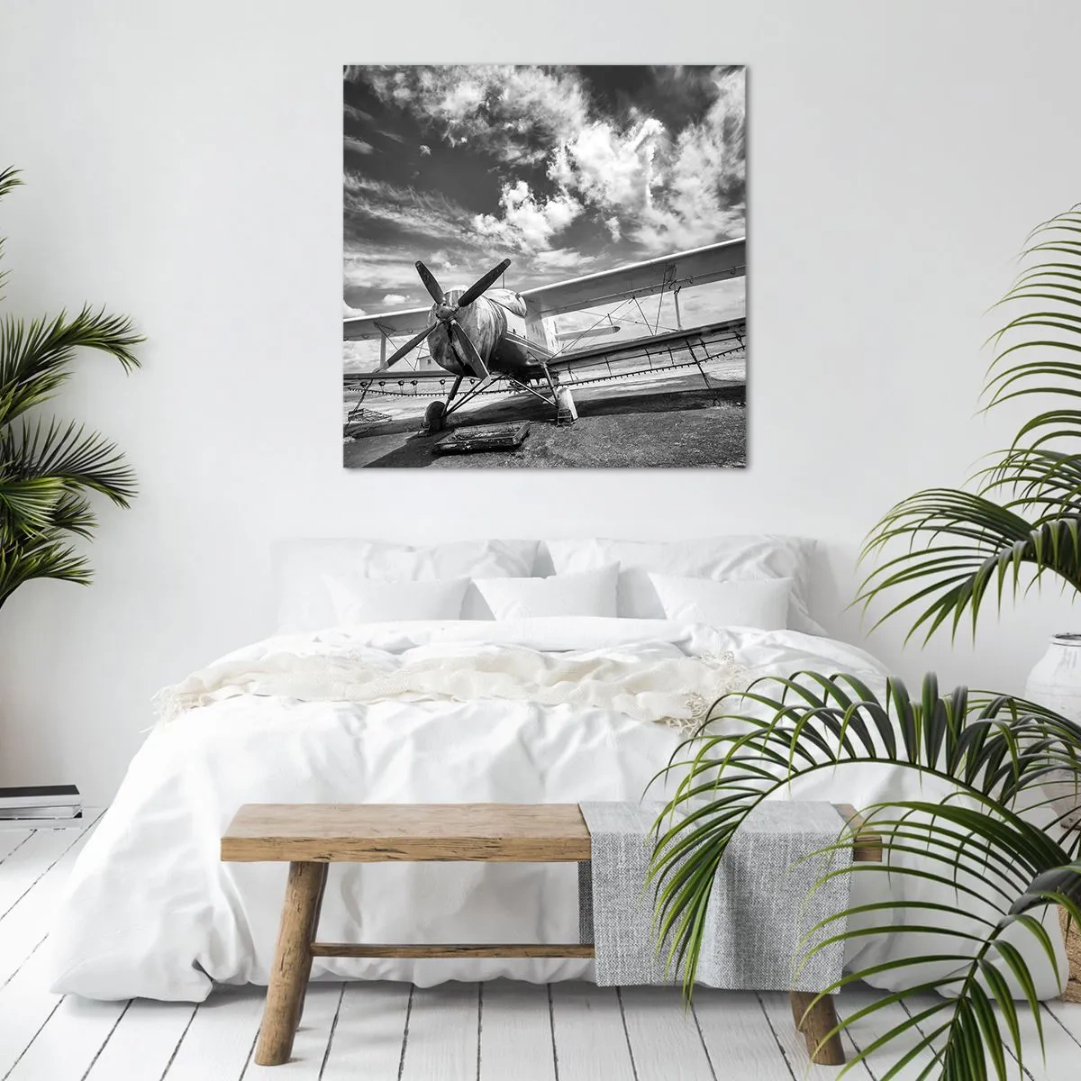 Cuadro sobre lienzo - Impresión de Imagen - No puedo esperar - 40x40 cm