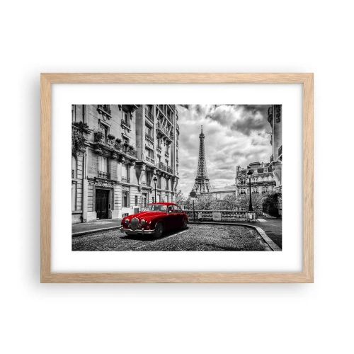 Póster en marco roble claro - Un depredador en la ciudad - 40x30 cm