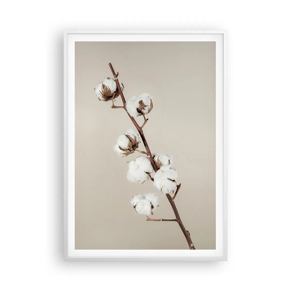 Póster en marco blanco - En la fuente de la suavidad - 70x100 cm