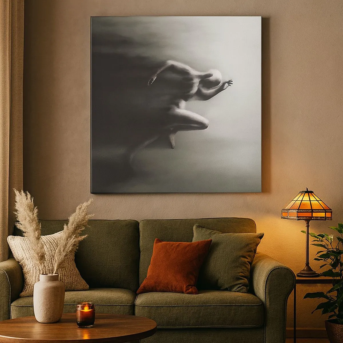 Cuadro sobre lienzo - Impresión de Imagen - Imparable - 30x30 cm