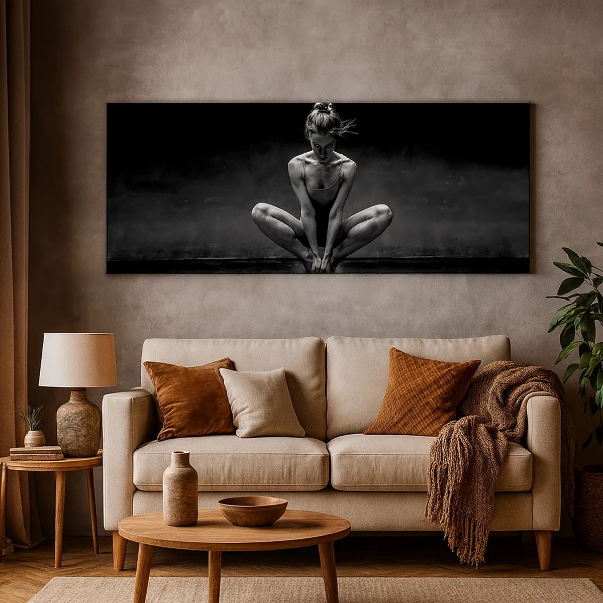 Cuadro sobre lienzo - Impresión de Imagen - Concentración de energía del baile - 30x30 cm