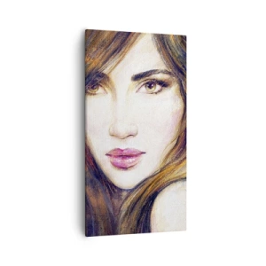 Cuadro sobre lienzo - Impresión de Imagen - Veo tus pensamientos - 55x100 cm