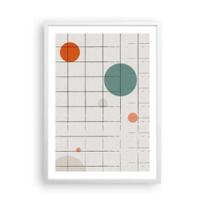 Póster en marco blanco - Atrapados. ¿Nosotros o ellos? - 50x70 cm