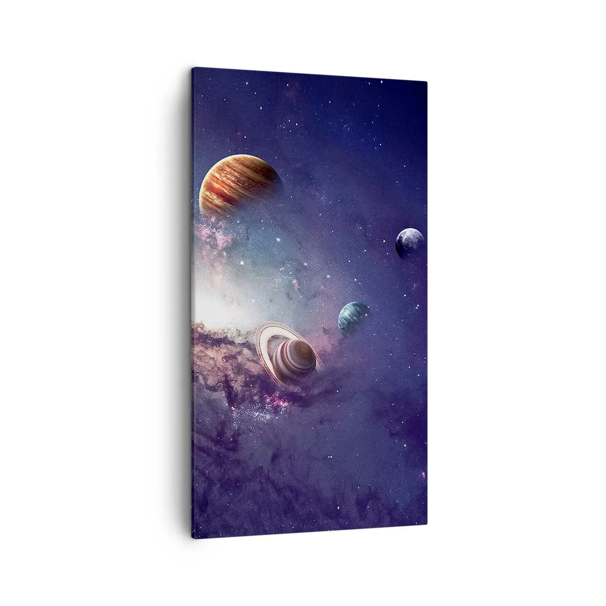 Cuadro sobre lienzo - Impresión de Imagen - La danza alrededor del Sol - 45x80 cm