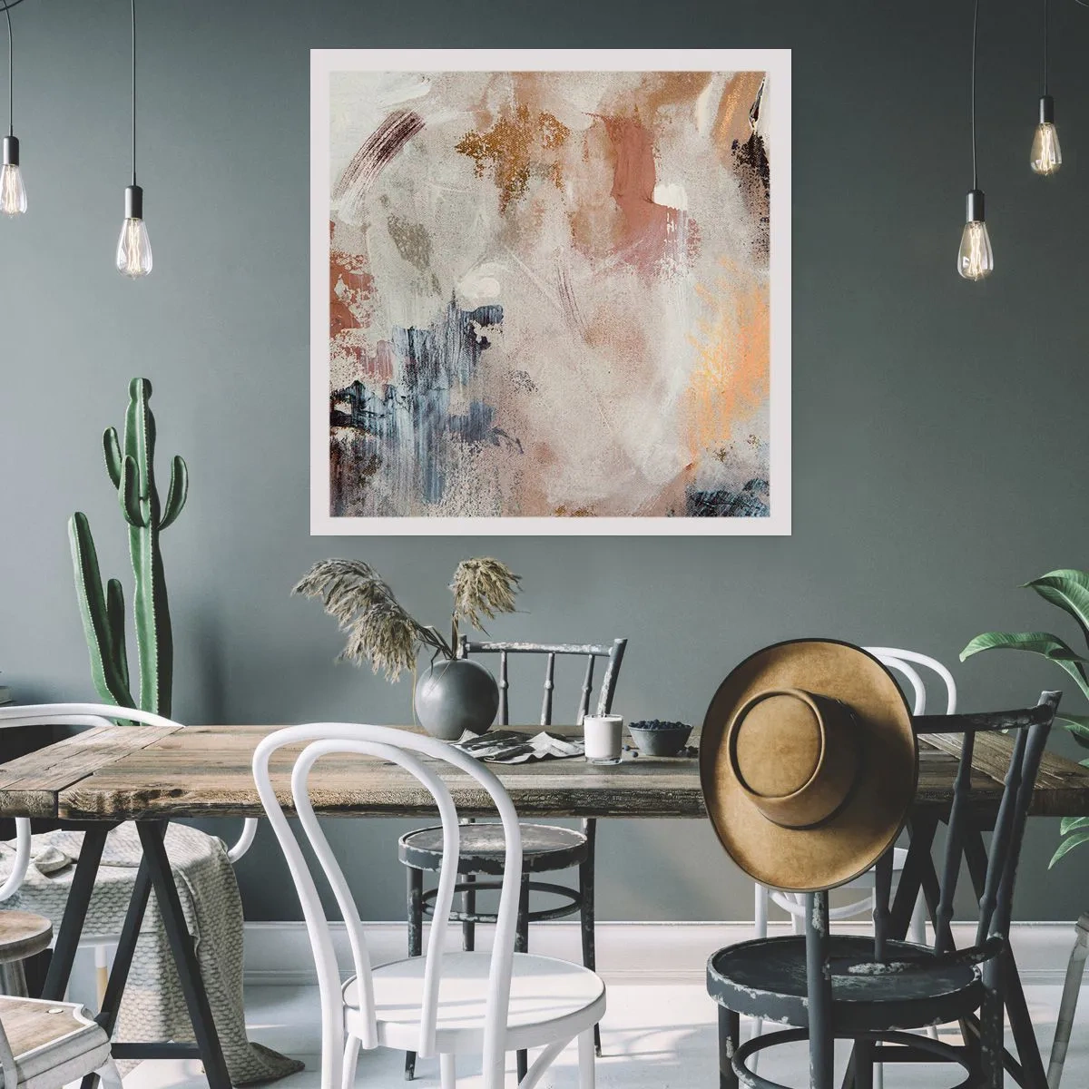 Póster - Abstracción brumosa - 50x50 cm