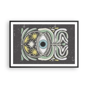 Póster en marco negro - Rituales tribales - 91x61 cm