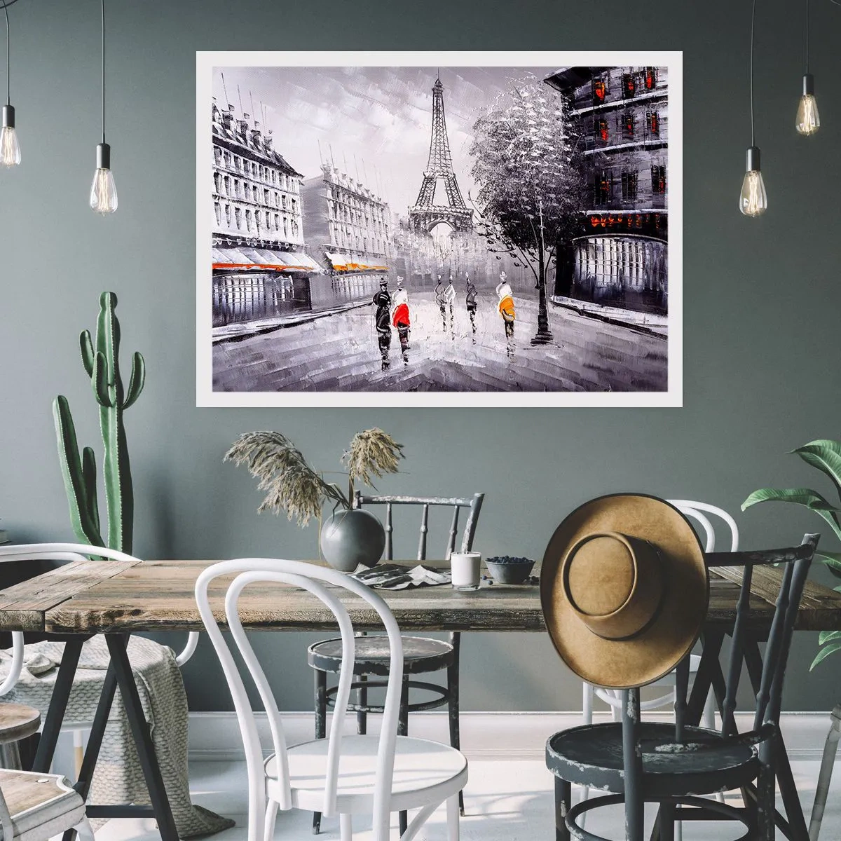 Póster - Un paseo parisino - 70x50 cm