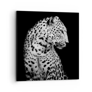 Cuadro sobre lienzo - Impresión de Imagen - El perfil derecho es perfecto - 70x70 cm