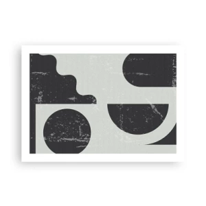 Póster - Composición arriba y abajo - 70x50 cm