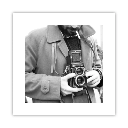 Póster - En estilo retro - 30x30 cm