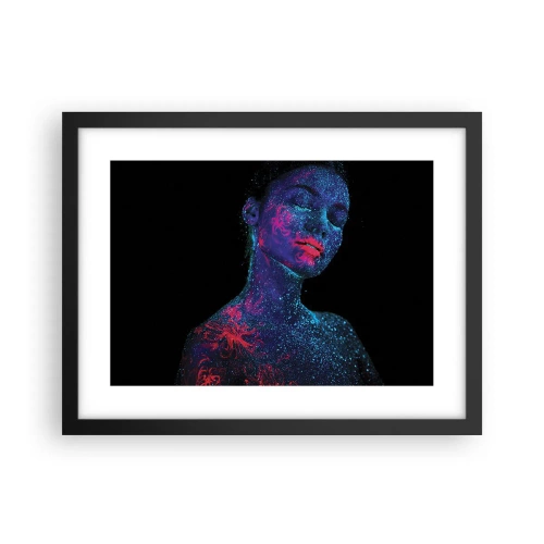 Póster en marco negro - En polvo de estrellas - 40x30 cm