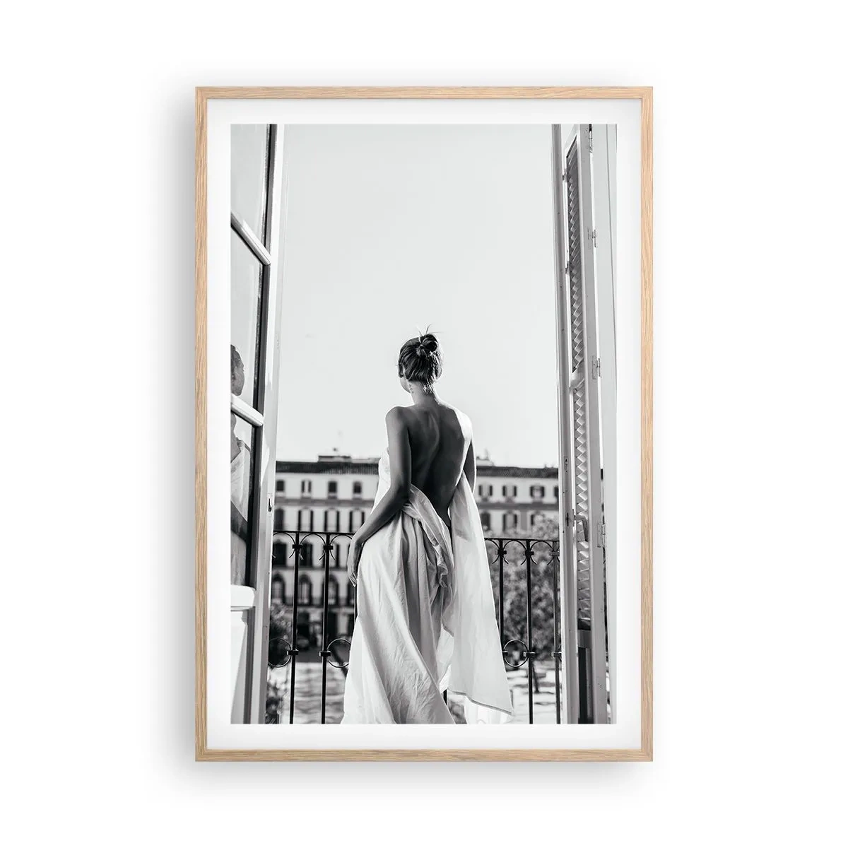 Póster en marco roble claro - Despertar de los sentidos - 61x91 cm