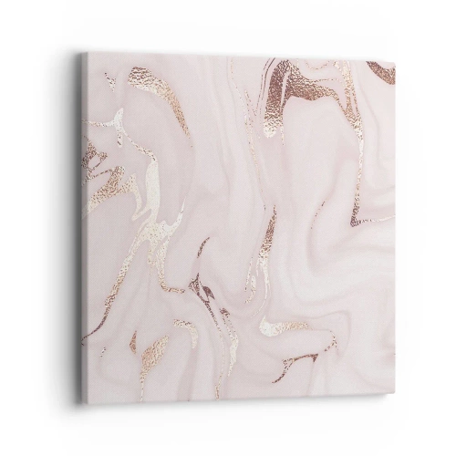 Cuadro sobre lienzo - Impresión de Imagen - En rosa - 40x40 cm