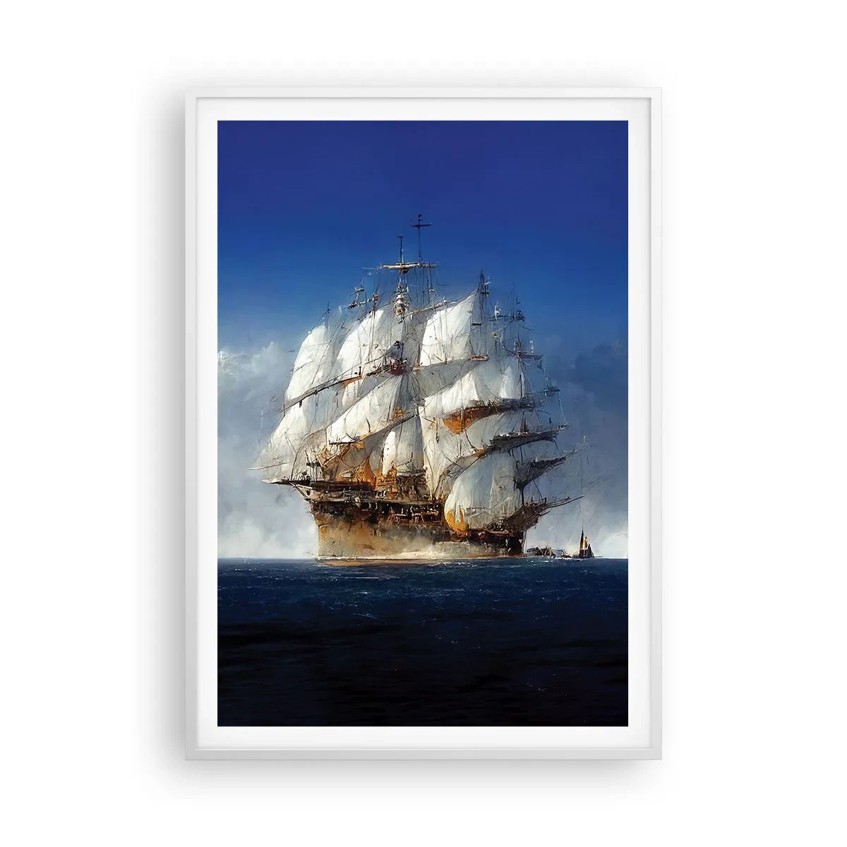 Póster en marco blanco - La gran gloria - 70x100 cm