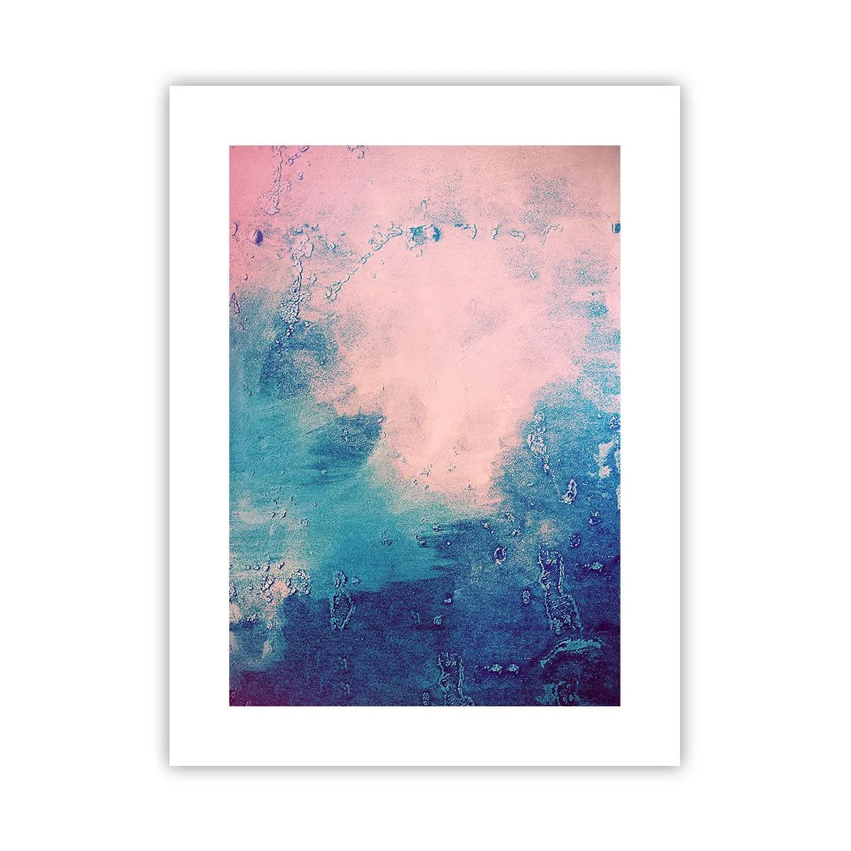 Póster - Abrazo azul - 30x40 cm