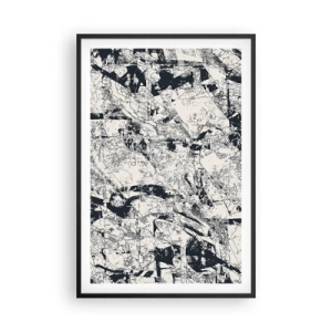 Póster en marco negro - La interpenetración de los opuestos - 61x91 cm