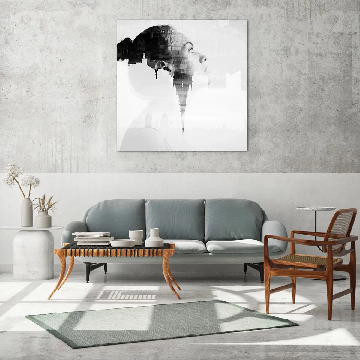 Cuadro sobre vidrio - Impresiones sobre Vidrio - A ambos lados del cristal - 30x30 cm