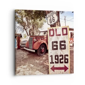 Cuadro sobre lienzo - Impresión de Imagen - Una leyenda de la América profunda - 30x30 cm