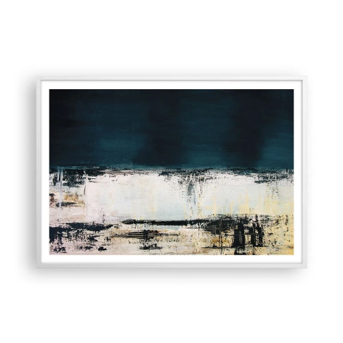 Póster en marco blanco - Composición horizontal - 100x70 cm