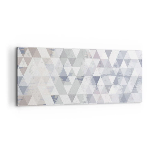 Cuadro sobre lienzo - Impresión de Imagen - A ritmo de triángulo - 100x40 cm