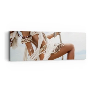 Cuadro sobre lienzo - Impresión de Imagen - Sacerdotisa del sol - 90x30 cm