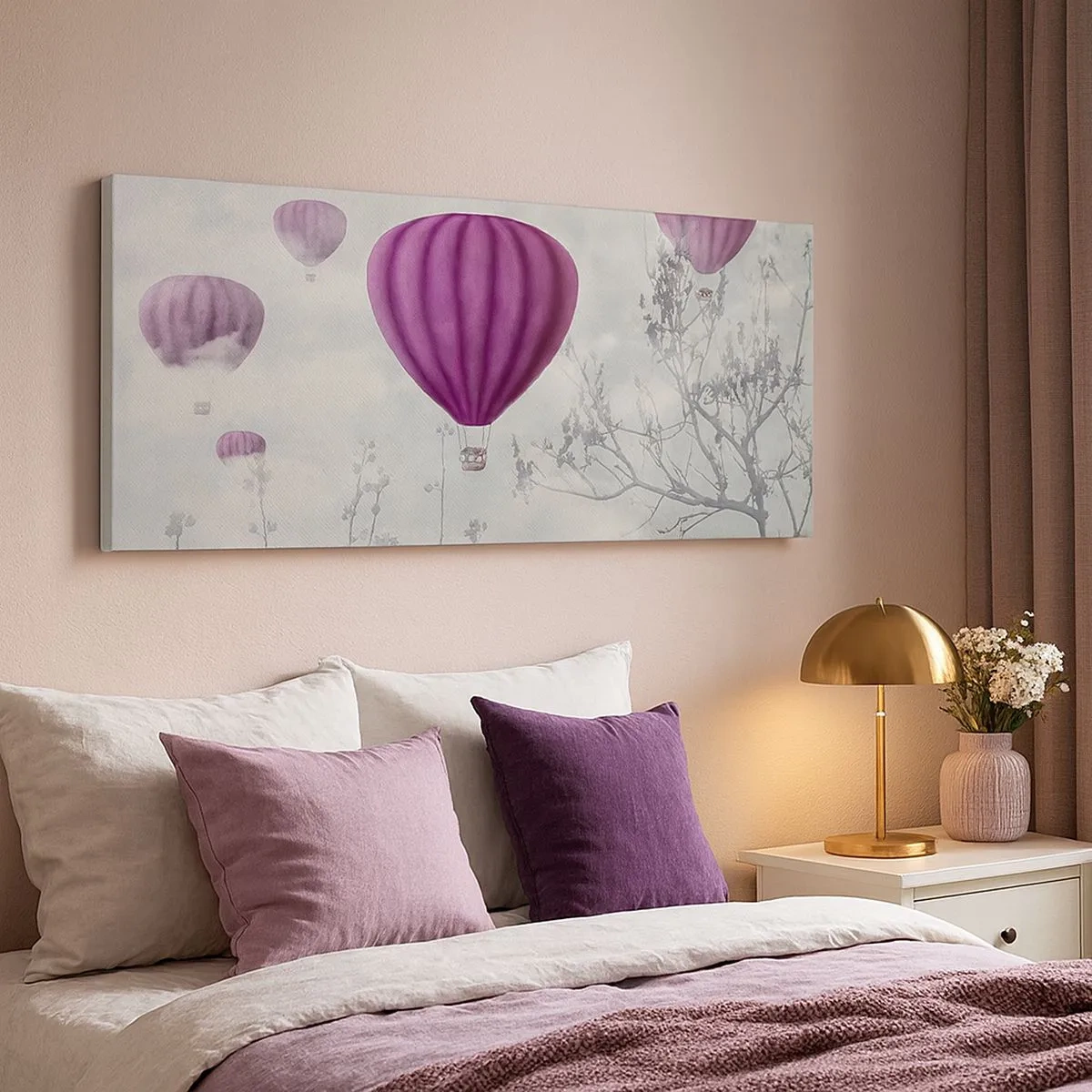 Cuadro sobre lienzo - Impresión de Imagen - Surcando los cielos - 100x40 cm