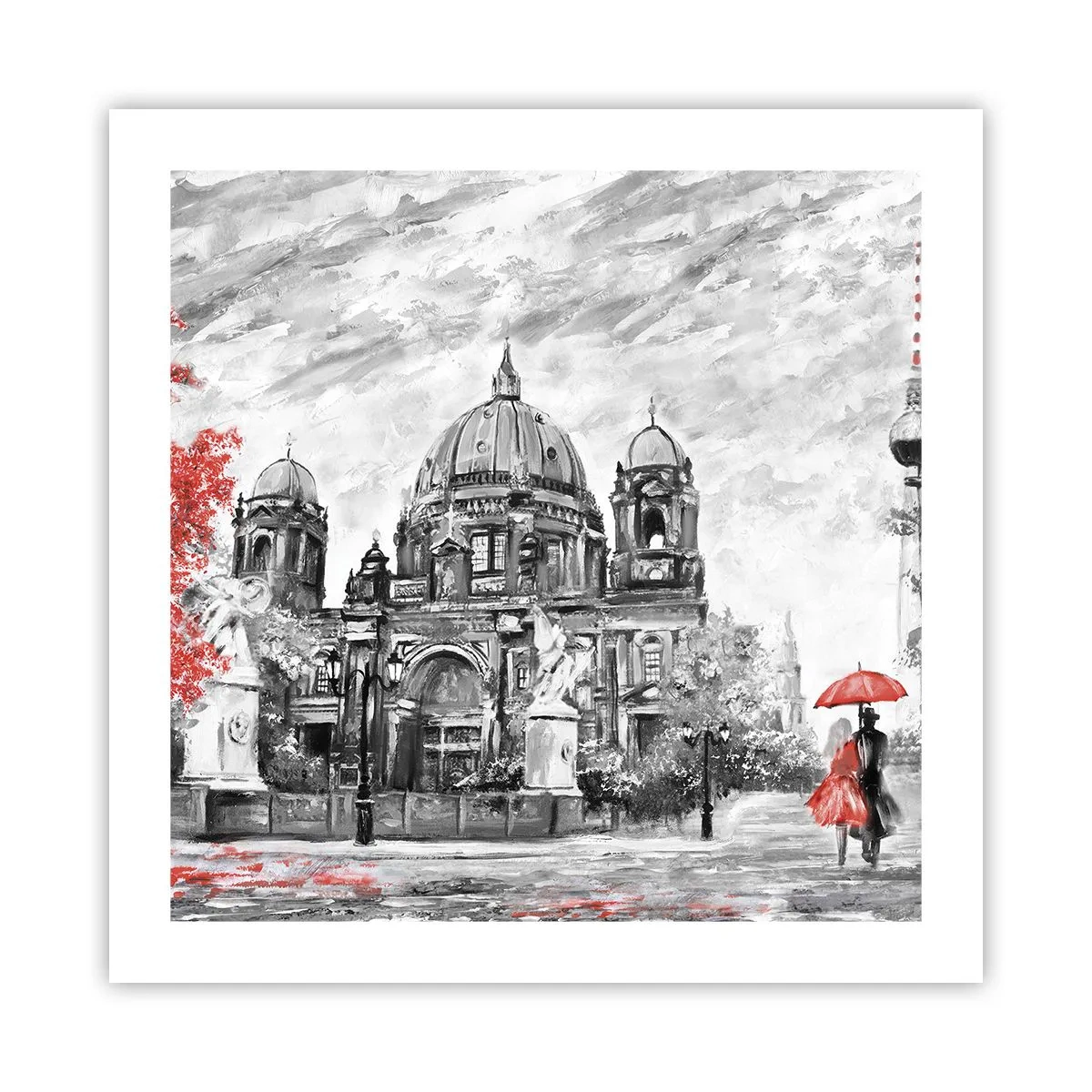 Póster - Reunión en Berlín - 50x50 cm