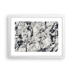 Póster en marco blanco - La interpenetración de los opuestos - 40x30 cm