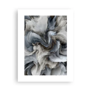 Póster - Piedra y flor - 30x40 cm