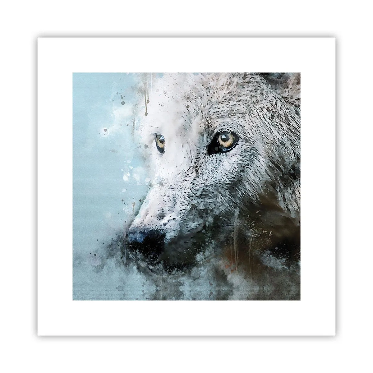 Póster - Conoce el alma del lobo - 30x30 cm